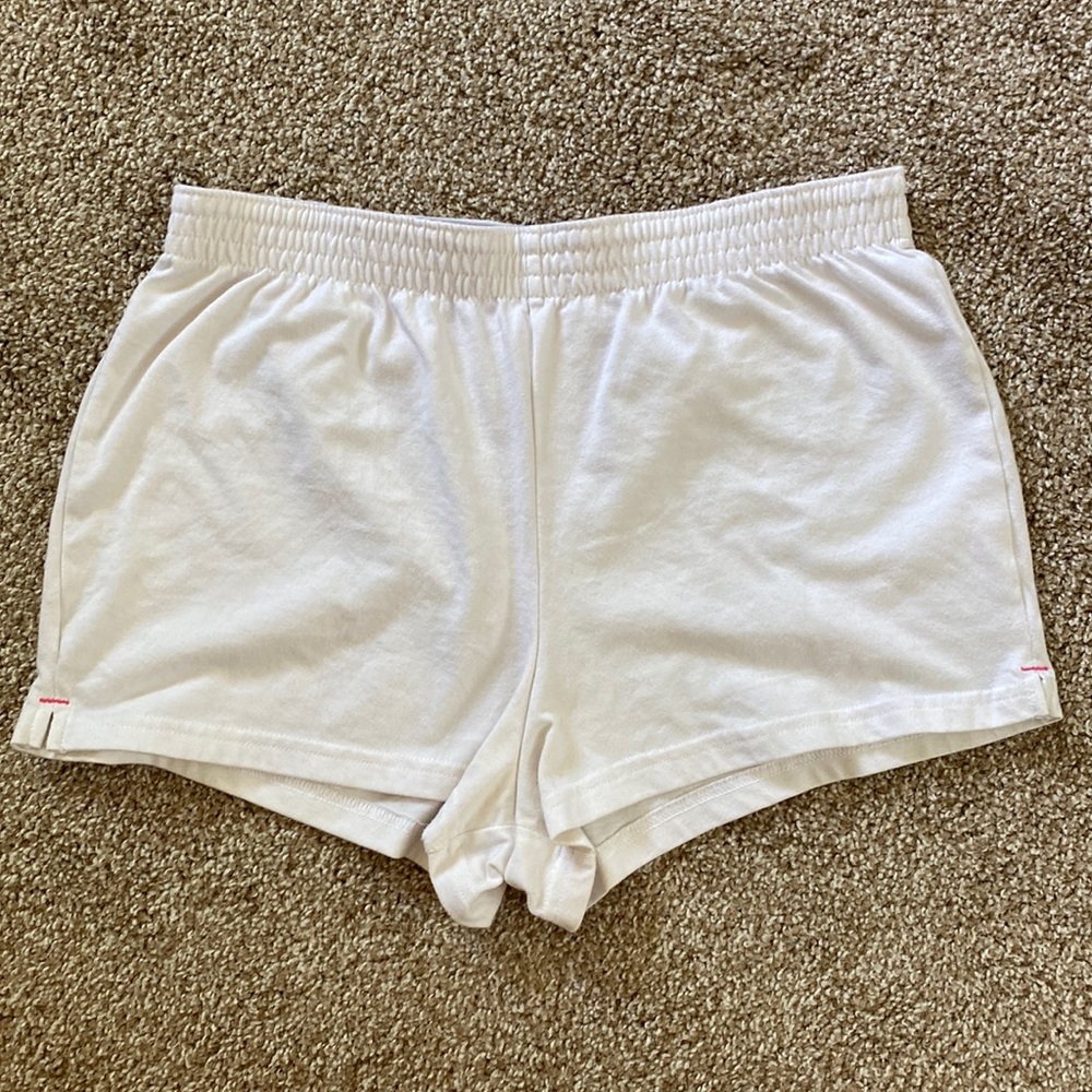 White Cotton Shorts